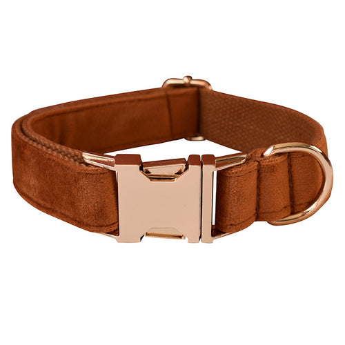 Ancient Pottery Velvet Dog  Leash Pet Neck Collar