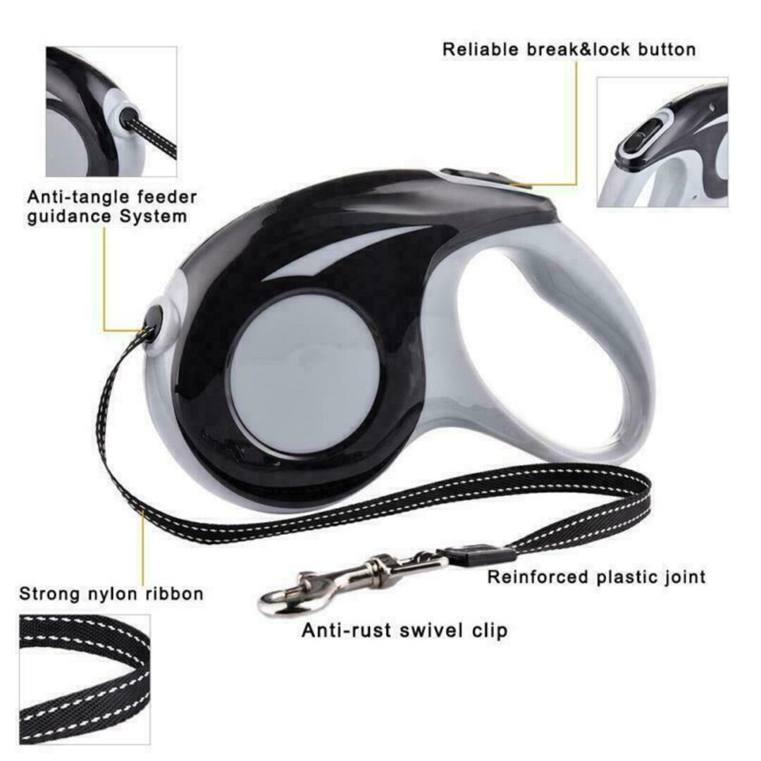 Automatic Telescopic Traction Rope Multicolor