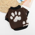 Autumn And Winter Guards Pet Footprint Clothes